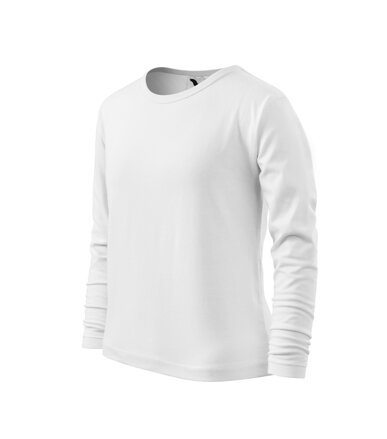 Fit-T LS - Triko dětské (bílá)