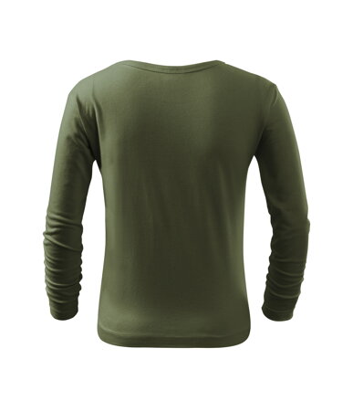 Fit-T LS - Triko dětské (khaki)
