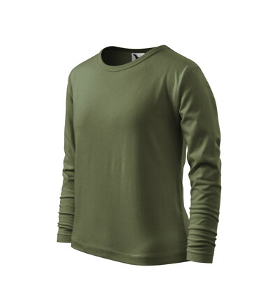 Fit-T LS - Triko dětské (khaki)