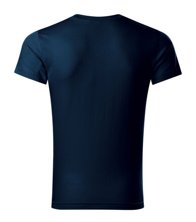 Slim Fit V-neck - Tričko pánské (námořní modrá)