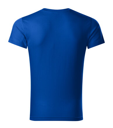 Slim Fit V-neck - Tričko pánské (královská modrá)
