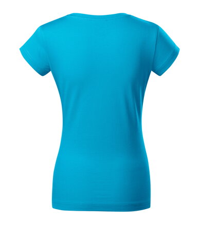 Fit V-neck - Tričko dámské (tyrkysová)