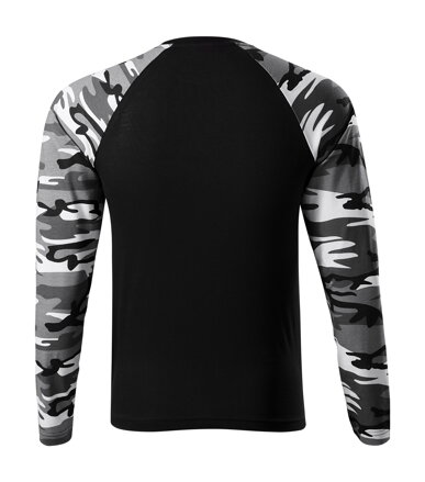Camouflage LS - Triko unisex (camouflage gray)