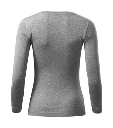 Fit-T LS - Triko dámské (tmavě šedý melír)