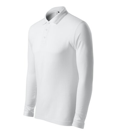 Pique Polo LS - Polokošile pánská (bílá)