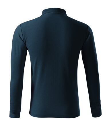 Pique Polo LS - Polokošile pánská (námořní modrá)