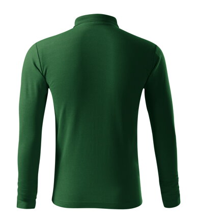 Pique Polo LS - Polokošile pánská (lahvově zelená)