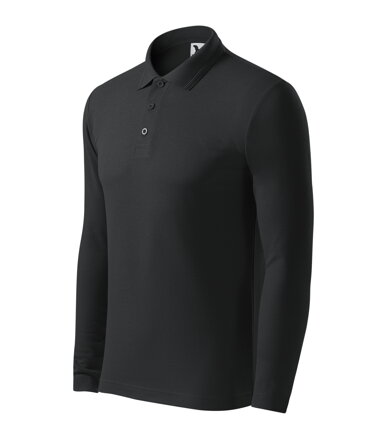 Pique Polo LS - Polokošile pánská (ebony gray)