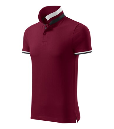 Collar Up - Polokošile pánská (garnet)