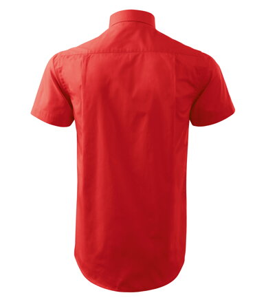 Shirt short sleeve - Košile pánská (červená)