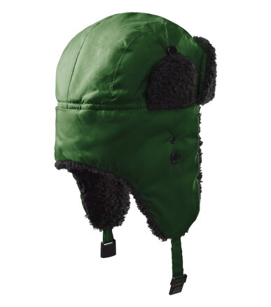 Furry - Čepice unisex (lahvově zelená)