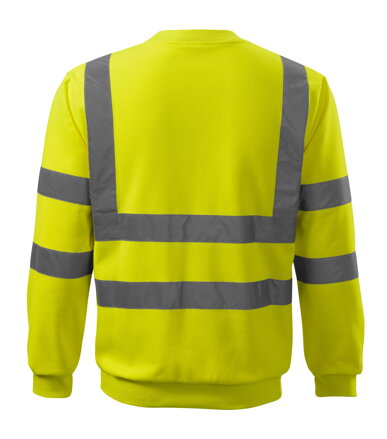 HV Essential - Mikina unisex (fluorescenční žlutá)
