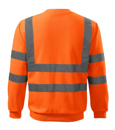 HV Essential - Mikina unisex (fluorescenční oranžová)