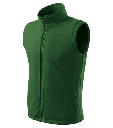 Next - Fleece vesta unisex (lahvově zelená)
