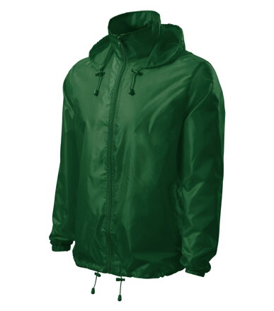 Windy - Větrovka unisex (lahvově zelená)