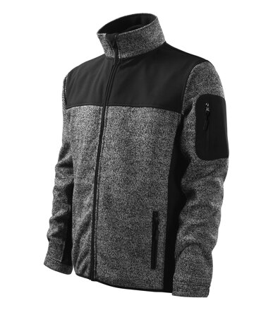 Casual - Softshellová bunda pánská (knit gray)