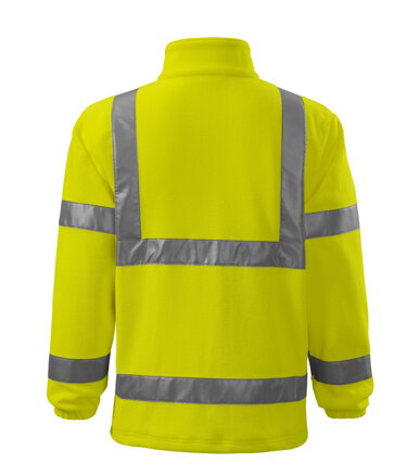 HV Fleece Jacket - Fleece unisex (fluorescenční žlutá)