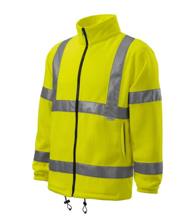HV Fleece Jacket - Fleece unisex (fluorescenční žlutá)