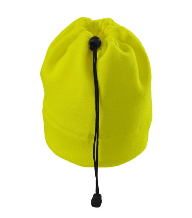 HV Practic - Fleece čepice unisex (fluorescenční žlutá)