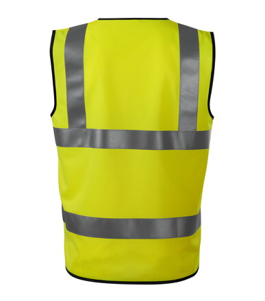 HV Bright - Bezpečnostní vesta unisex (fluorescenční žlutá)