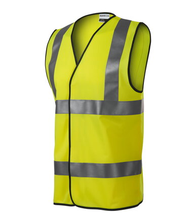 HV Bright - Bezpečnostní vesta unisex (fluorescenční žlutá)