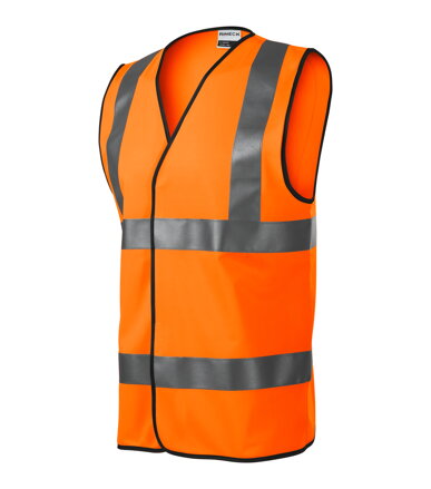 HV Bright - Bezpečnostní vesta unisex (fluorescenční oranžová)