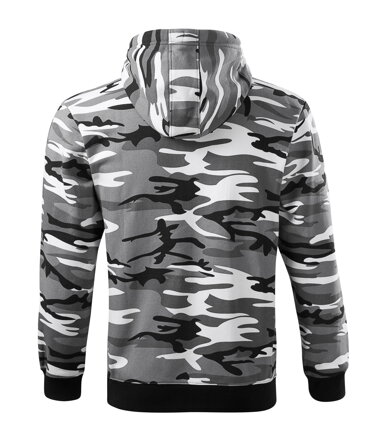 Camo Zipper - Mikina pánská (camouflage gray)