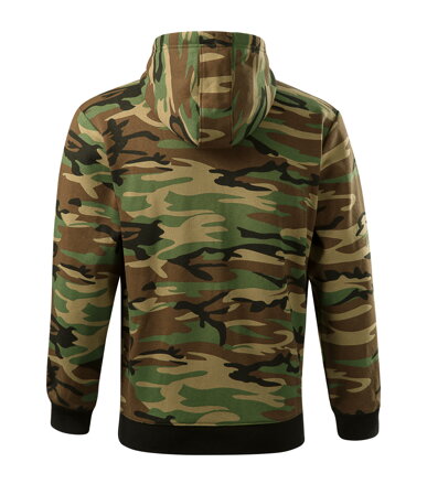 Camo Zipper - Mikina pánská (camouflage brown)