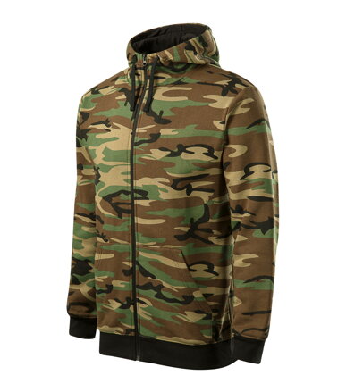 Camo Zipper - Mikina pánská (camouflage brown)