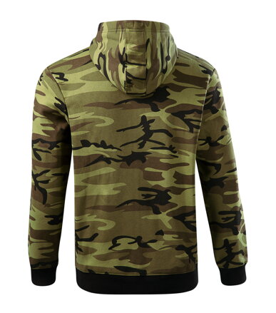 Camo Zipper - Mikina pánská (camouflage green)
