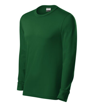 Resist LS - Triko unisex (lahvově zelená)