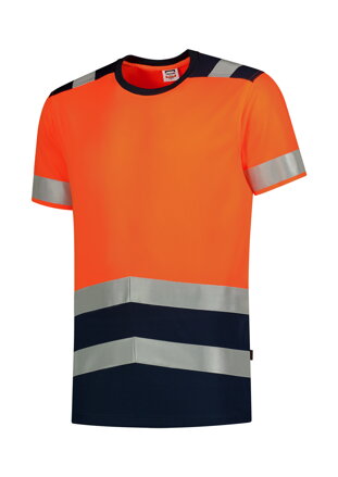 T-Shirt High Vis Bicolor - Tričko pánské (fluorescenční oranžová)